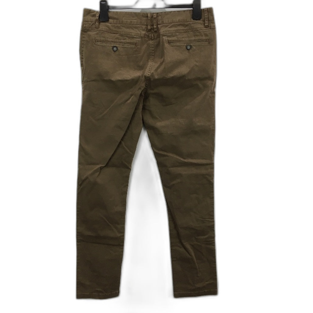 Jeanswest Brown Cotton Slim Stretch Straight Leg Style Pants Mens Size 34 NEW