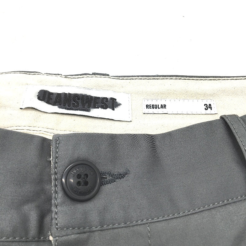 Jeanswest Silver Grey Cotton Regular Straight Cargo Style Pants Mens Size 34 NEW