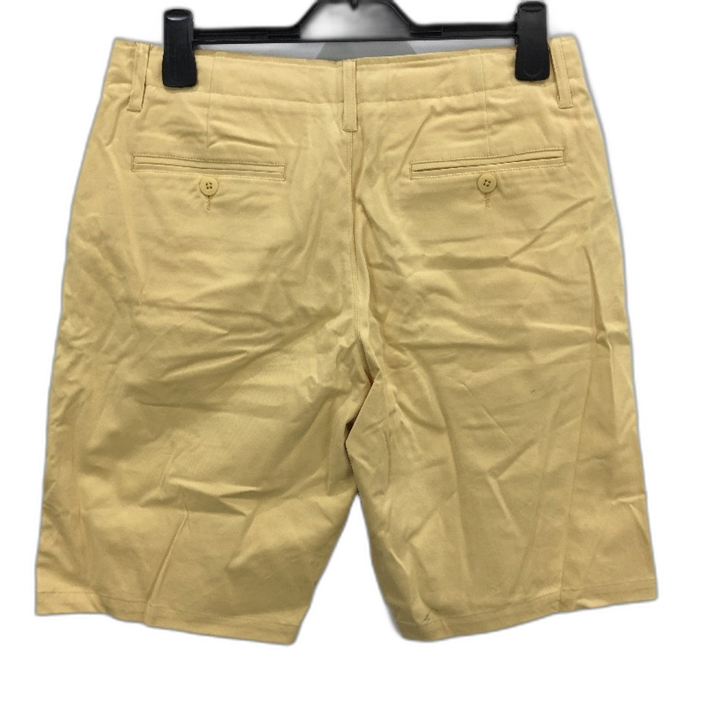 Jeanswest Sunshine Faded Yellow Cotton Regular Fit Chino Shorts Mens Size 32 NEW