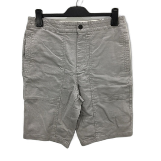 Jeanswest Grey Cotton Regular Fit Elastic Waist Casual Shorts Mens Size 32 NEW