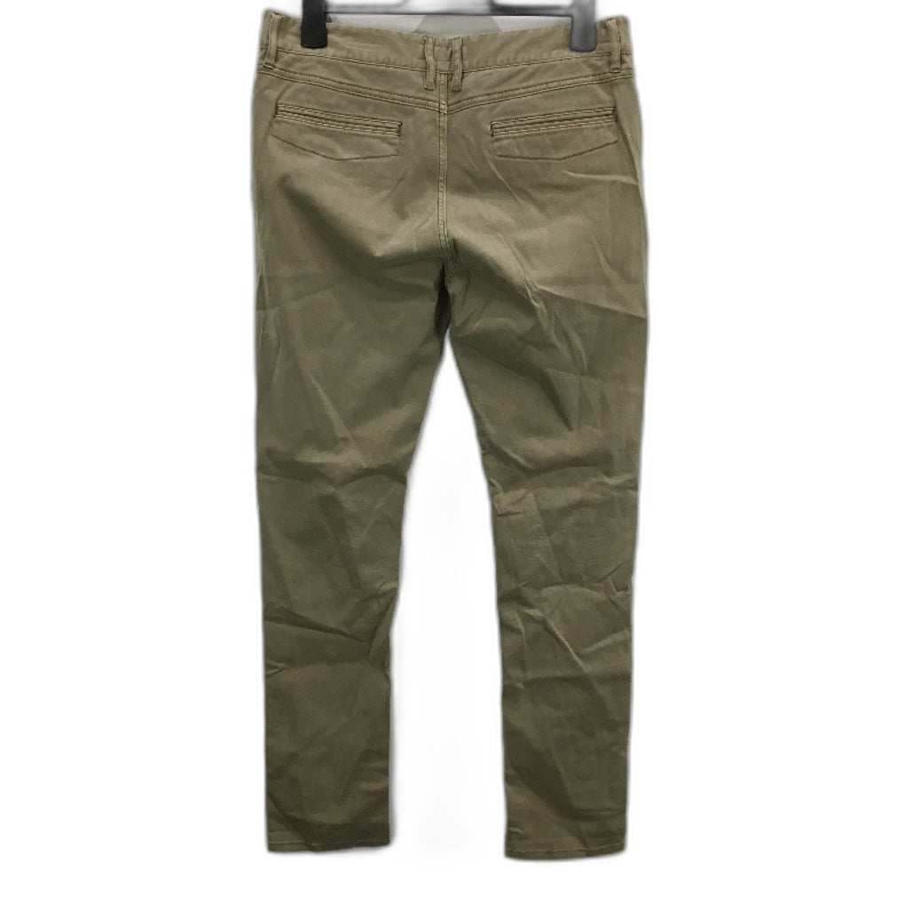 Jeanswest Khaki Cotton Slim Stretch Straight Leg Casual Pants Mens Size 32 NEW