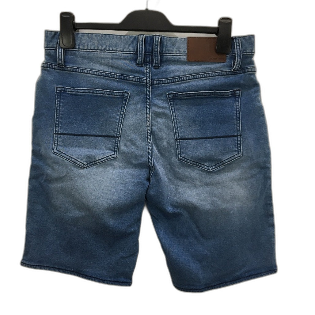 Jeanswest Mid Blue Fade Denim Cotton Regular Fit Casual Shorts Mens Size 32 NEW
