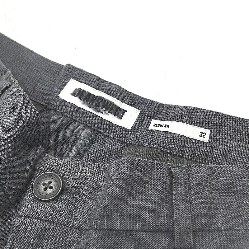 Jeanswest Grey Stripe Cotton Regular Fit Casual Chino Shorts Mens Size 32 NEW