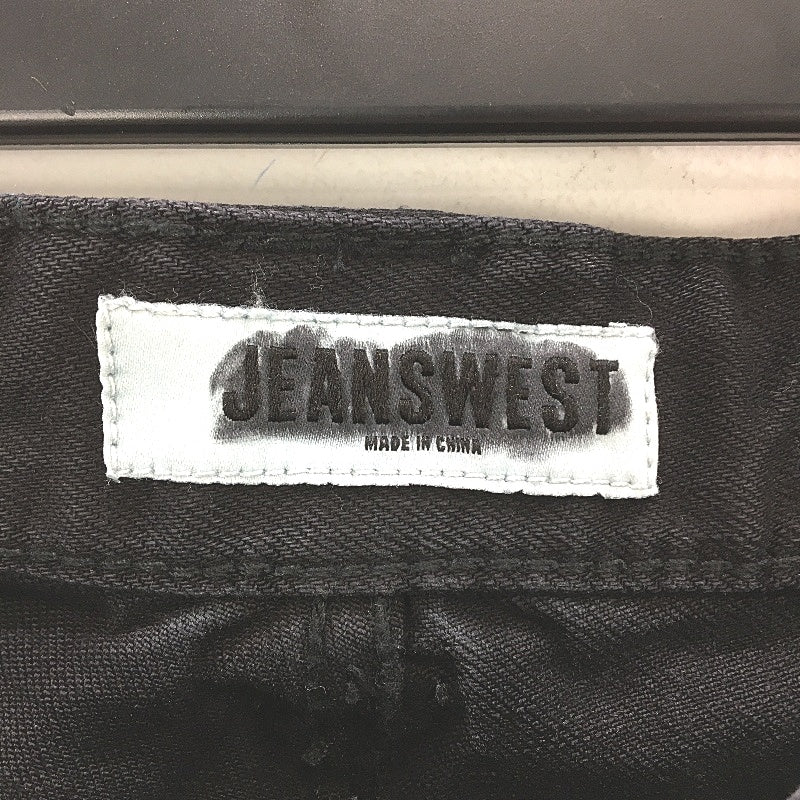 Jeanswest Black Button Fly Slim Tapered Denim Jeans Mens Size 34 NEW