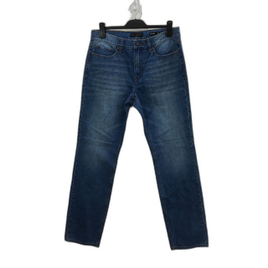 Jeanswest Mid Blue Designed To Fade Slim Straight Denim Jeans Mens Size 32 NEW