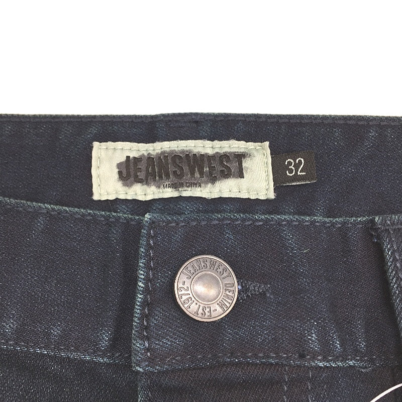 Jeanswest Designed To Fade Dark Blue Slim Tapered Denim Jeans Mens Size 32 NEW