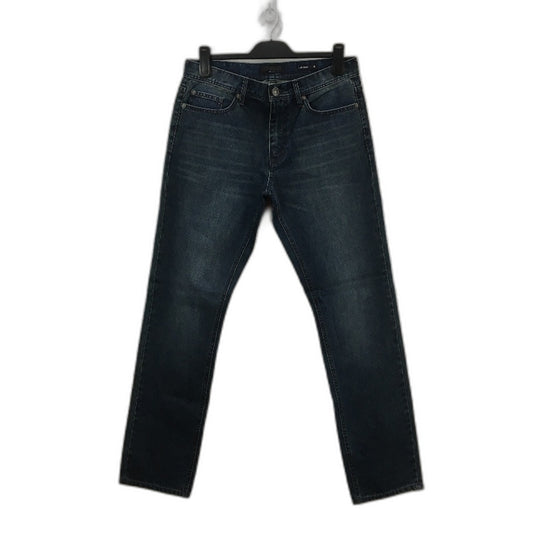 Jeanswest Blue Denim Designed To Fade Slim Straight Jeans Mens Size 32 NEW