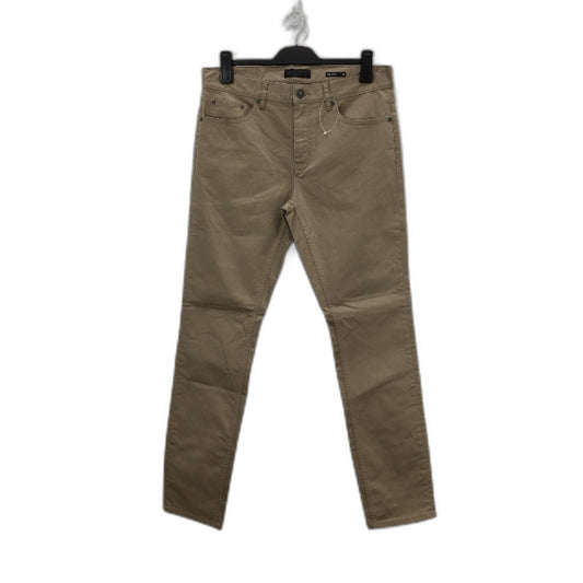 Jeanswest Tan Brown Slim Tapered Casual Chino Pants Mens Size 32 NEW
