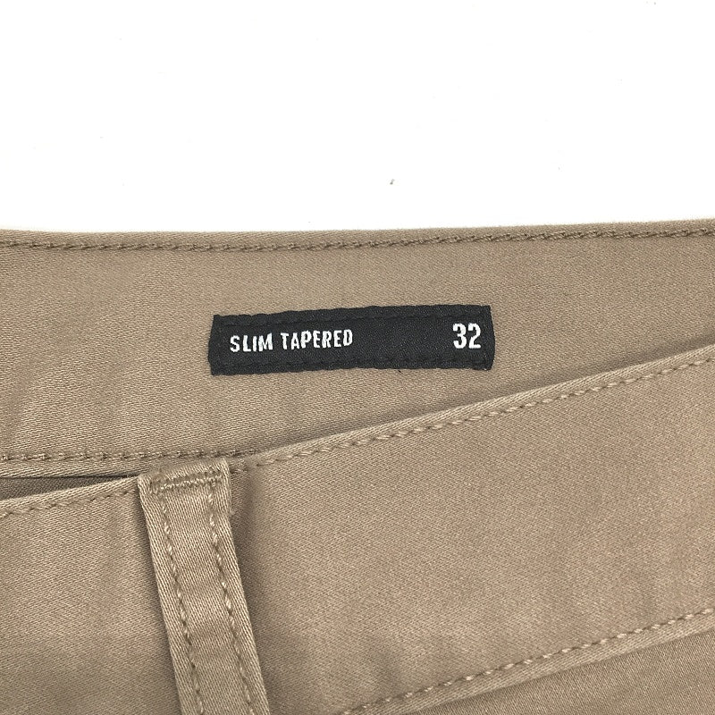 Jeanswest Tan Brown Slim Tapered Casual Chino Pants Mens Size 32 NEW
