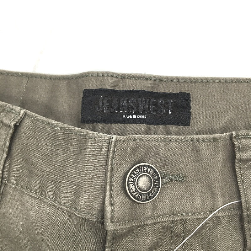 Jeanswest Army Green Slim Tapered Casual Chino Pants Mens Size 32 NEW