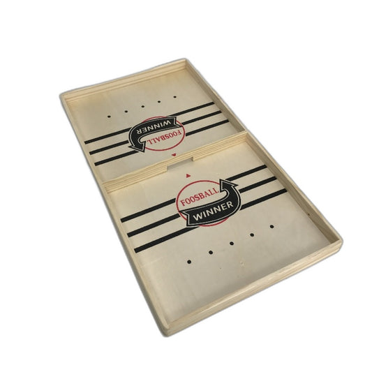 Foosball Winner 2 Player Wooden Table Sling Puck Game for Ages 6 and Up NEW