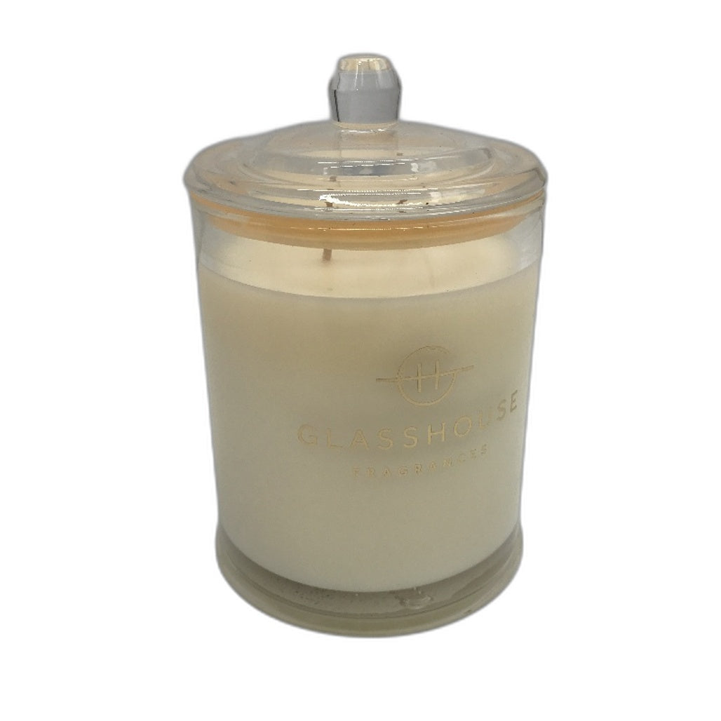 Glasshouse Fragrances 380g Moon and Back Sugar Dust and Lily Soy Candle Jar NEW