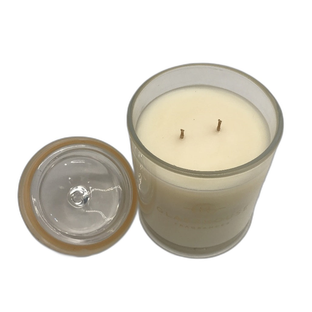 Glasshouse Fragrances 380g Moon and Back Sugar Dust and Lily Soy Candle Jar NEW