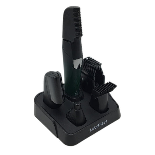 LetsShave All in One 14 pc Grooming Solution Head Face and Body Groomer DEMO