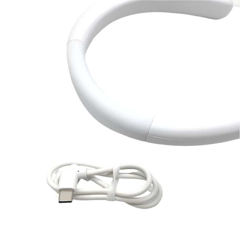 JSAUX 10000mAh High Capacity Hands Free VR Neck Power Bank in White NEW