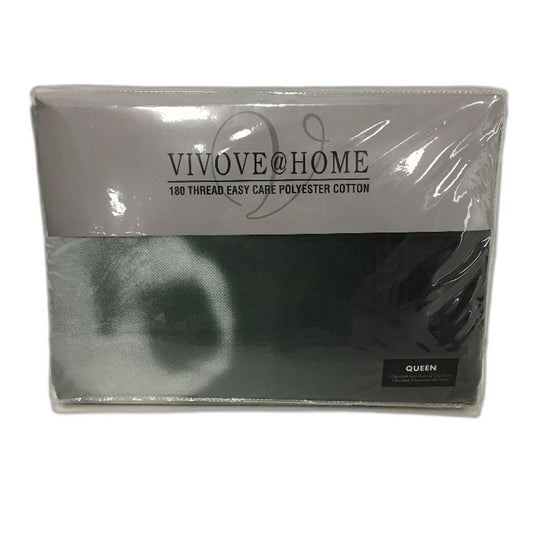 VIVOVEHOME 180 Thread Count Dragon Fire Easy Care Quilt Cover Set QUEEN NEW