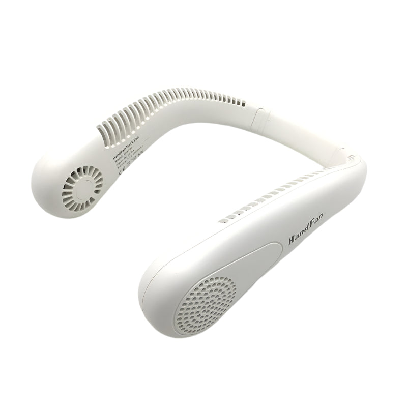 HandFan HF3701 5000mAh 3 Speed USB Charging Bladeless Neck Fan in White DEMO