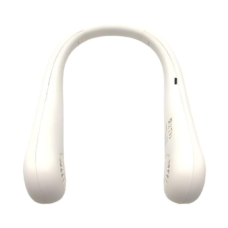 HandFan HF3701 5000mAh 3 Speed USB Charging Bladeless Neck Fan in White DEMO