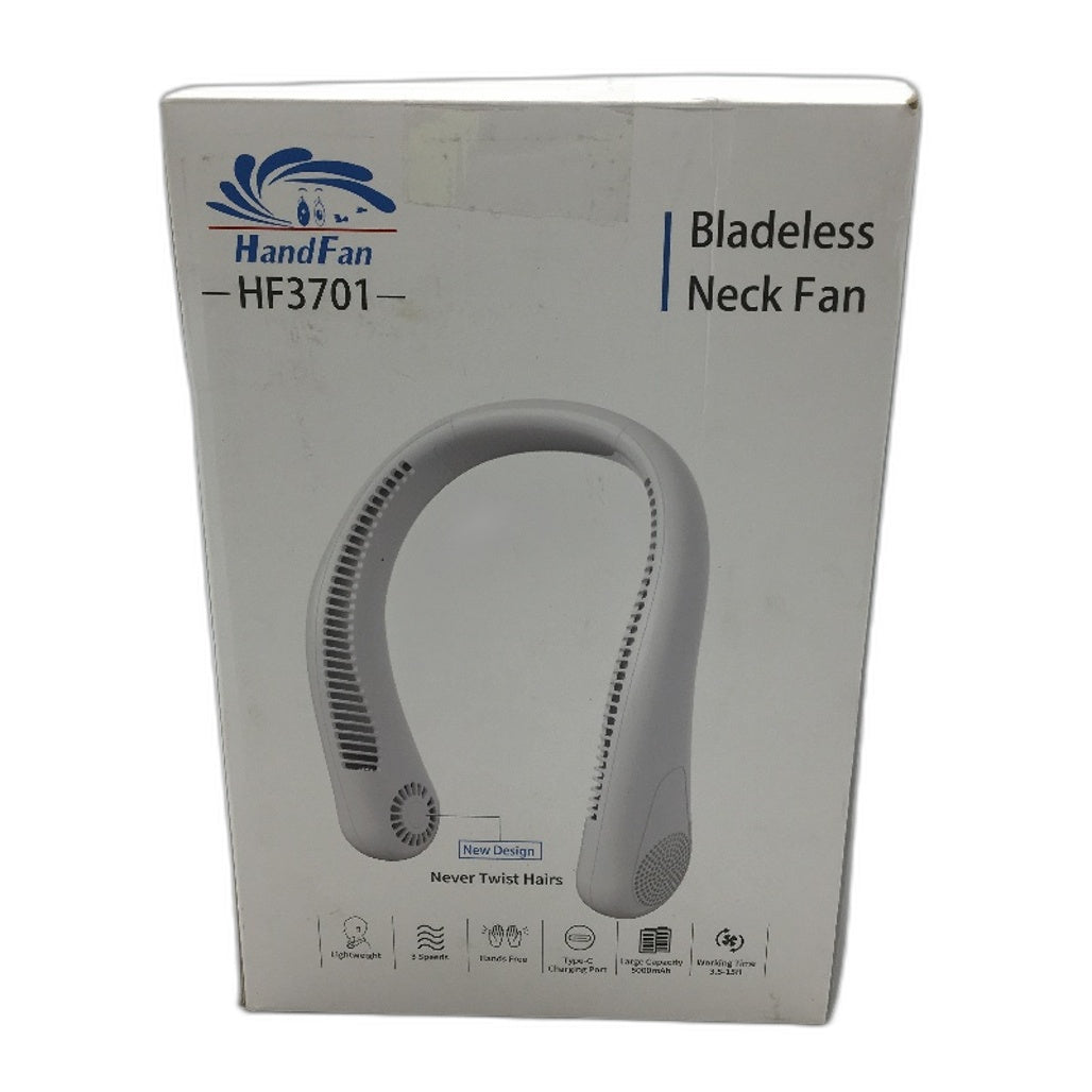 HandFan HF3701 5000mAh 3 Speed USB Charging Bladeless Neck Fan in White DEMO