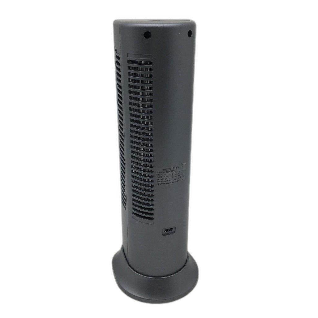 3 Level Low Noise Bladeless USB Powered Desktop Tower Fan in Grey DEMO