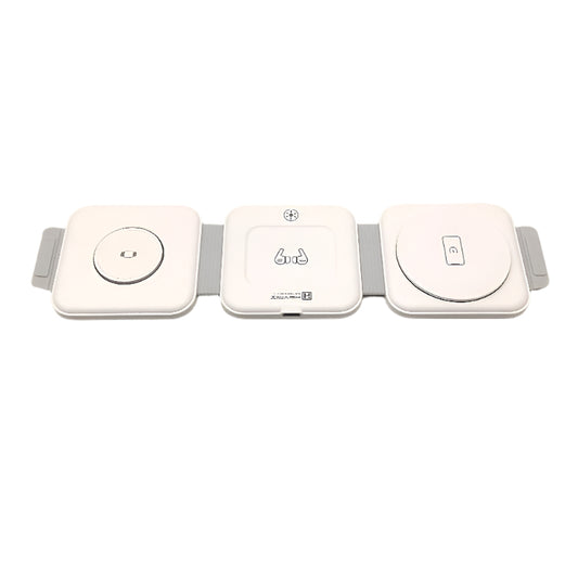 Heymix 3 in 1 Foldable Wireless Charger for iPhone Phone and Accessories DEMO