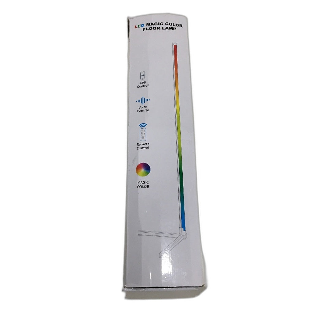 LED Sectioned Magic Colour Voice and Remote Controlled Smart Floor Lamp NEW
