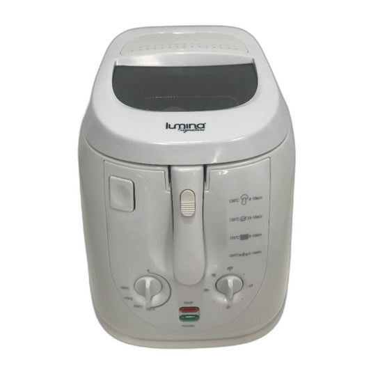 Lumina Signature 3L Max 30 Minute Non Stick Coating Deep Fryer in White DEMO