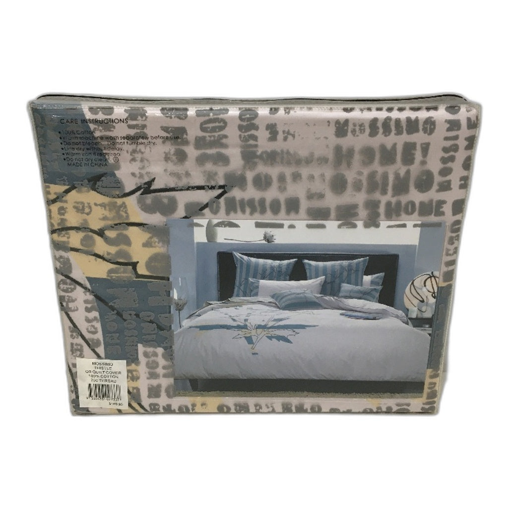 Mossimo Home Thistle 250 Thread Count Cotton Quilt Cover Set QUEEN NEW