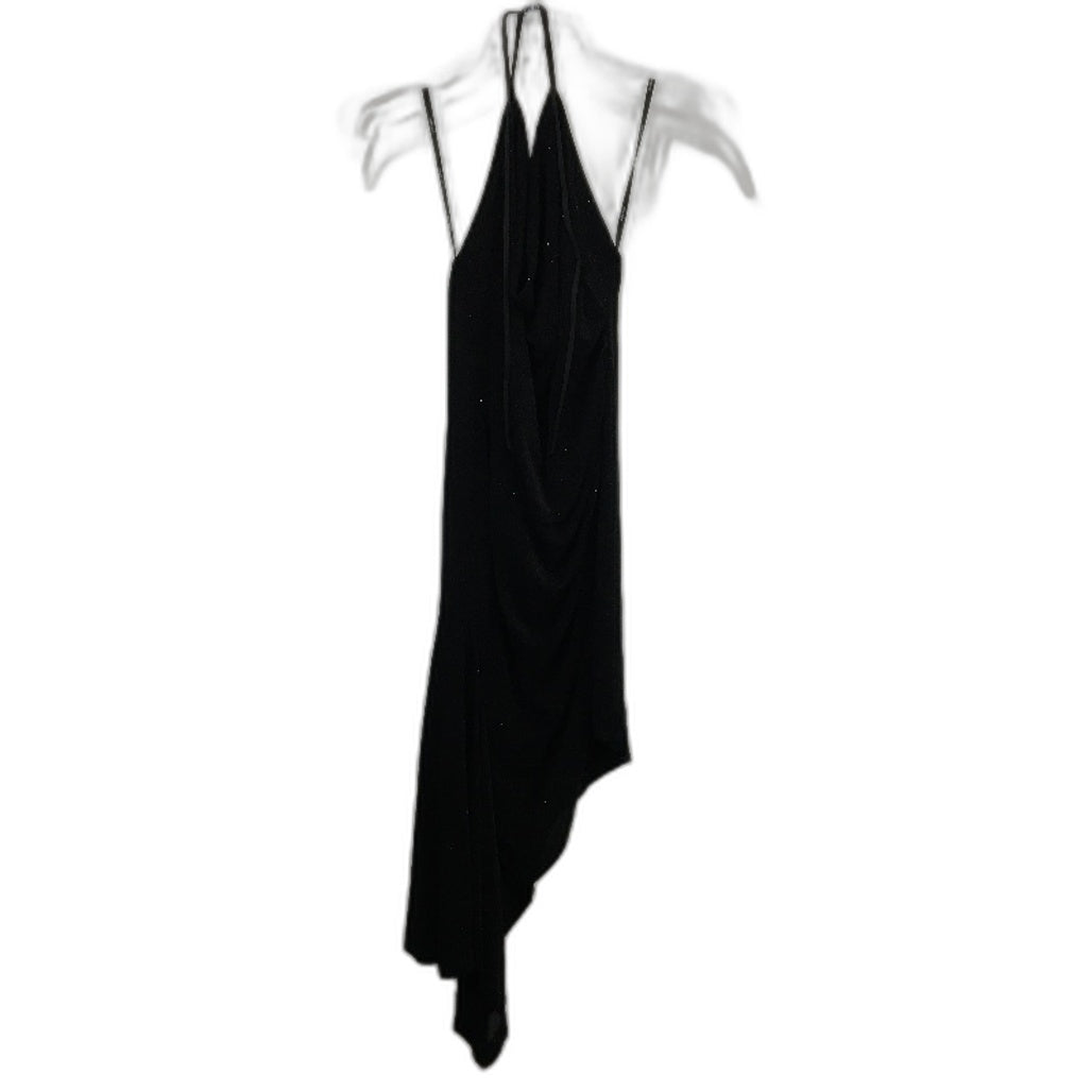 Ever New Lainie Fitted Ruched Black Metallic Dress Ladies Size AU 10 NEW