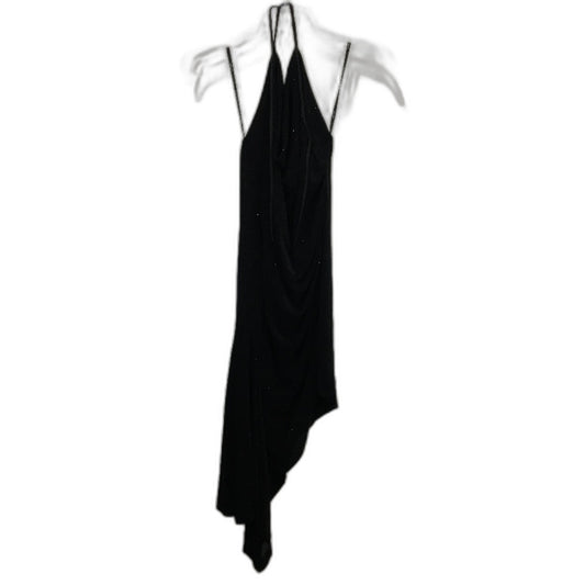 Ever New Lainie Fitted Ruched Black Metallic Dress Ladies Size AU 10 NEW