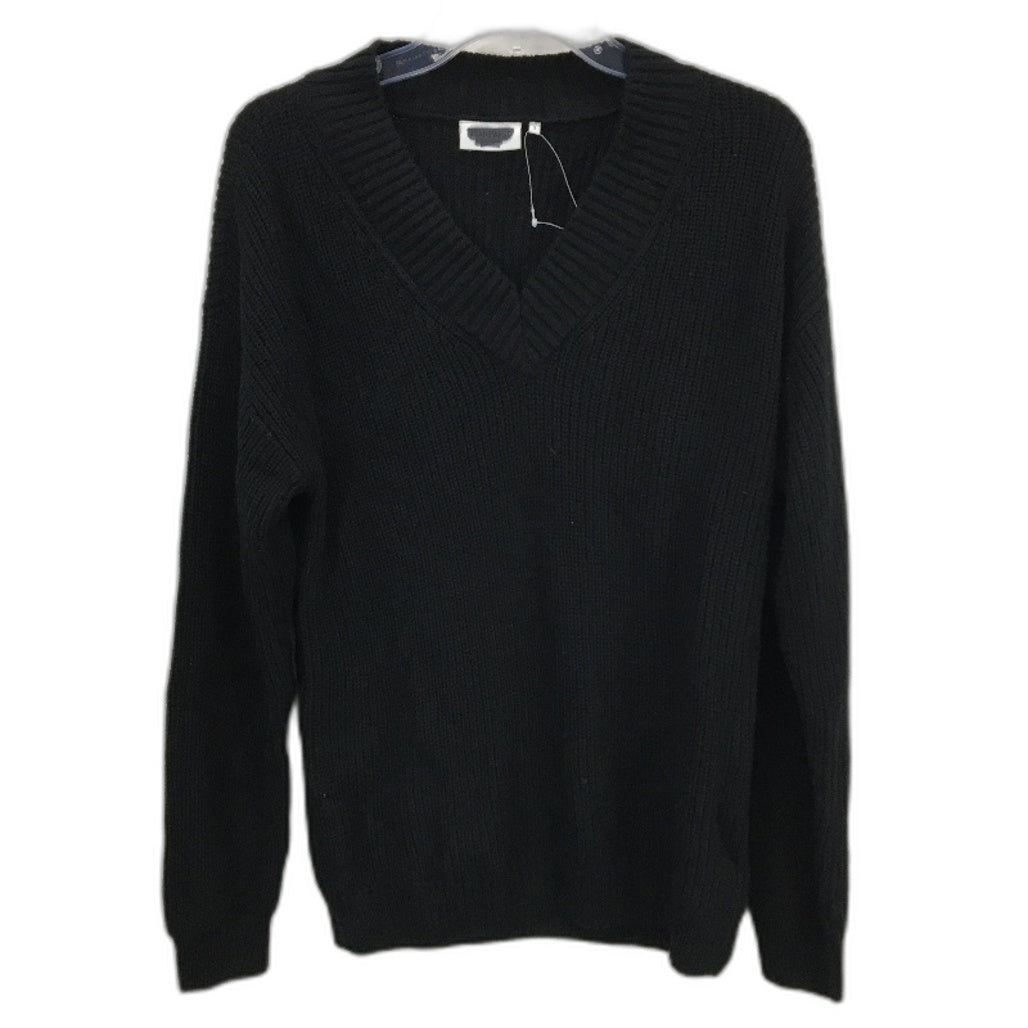 Jeanswest Black V Neck Knit Style Long Sleeve Sweater Top Ladies Size 10 NEW