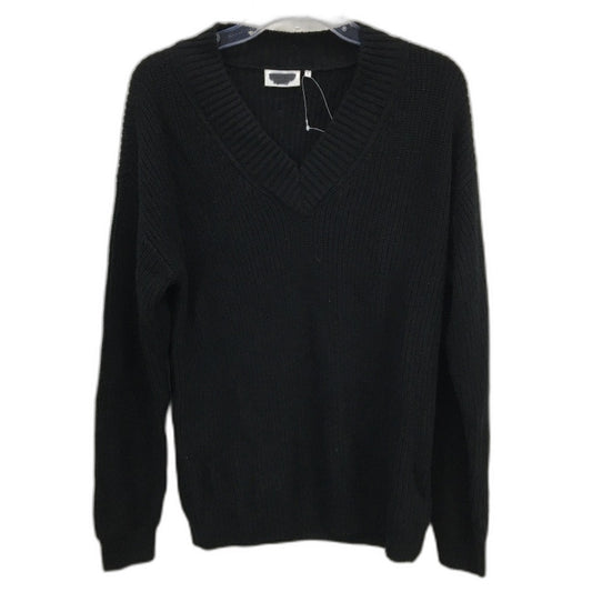 Jeanswest Black V Neck Knit Style Long Sleeve Sweater Top Ladies Size 10 NEW