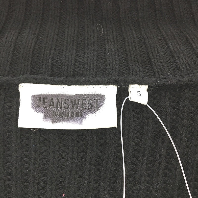 Jeanswest Black V Neck Knit Style Long Sleeve Sweater Top Ladies Size 10 NEW