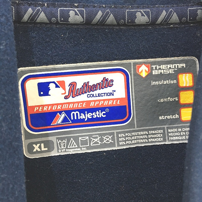 MLB Supporter Blue NY Yankees Therma Base Hooded Jumper Youth Size XL
