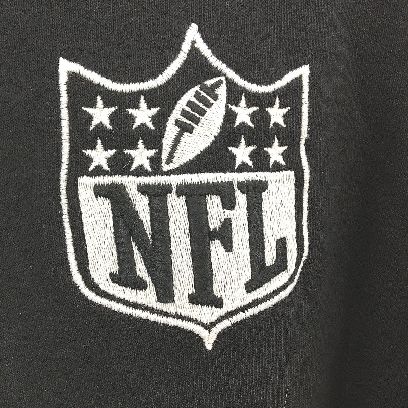 ASOS NFL Supporter Black With White Logo Team Apparel Jumper Mens Size S