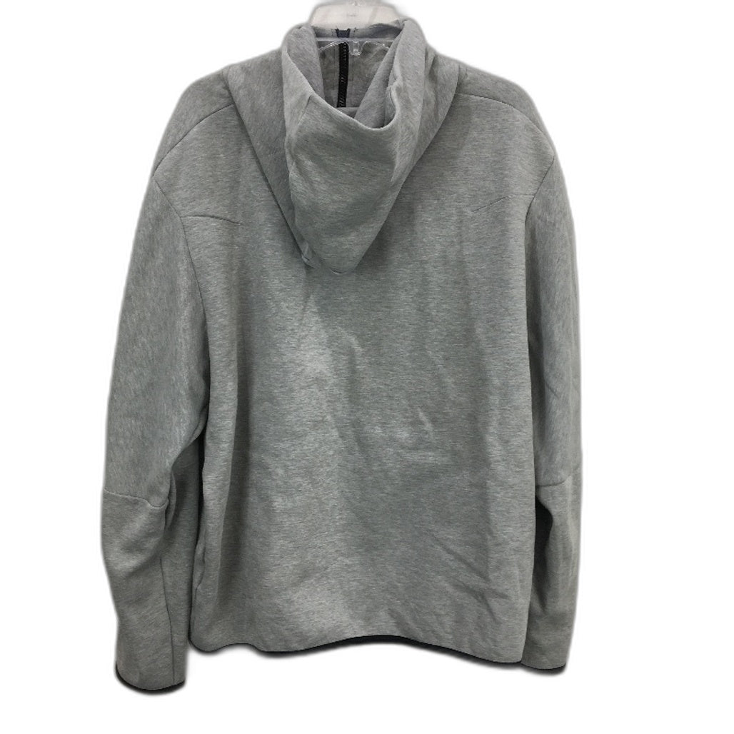 Nike Grey Zip Up Hooded Sports Activewear Sweatshirt Jumper Unisex Size L