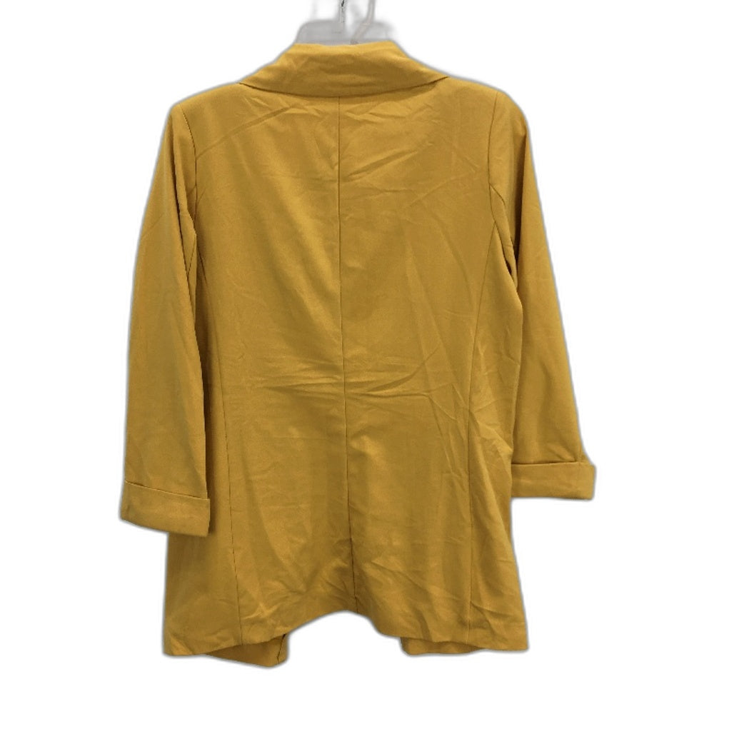 Katies K Workwear Mustard Mimosa Soft Blazer Jacket Ladies Size 8 NEW