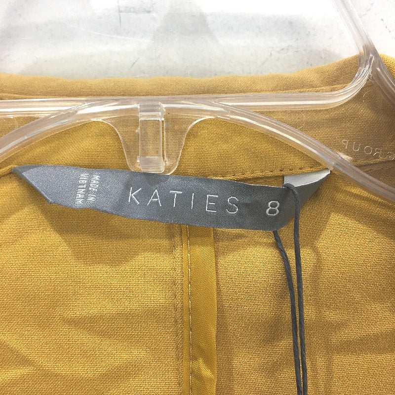 Katies K Workwear Mustard Mimosa Soft Blazer Jacket Ladies Size 8 NEW