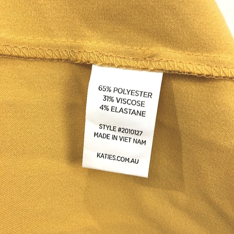 Katies K Workwear Mustard Mimosa Soft Blazer Jacket Ladies Size 8 NEW
