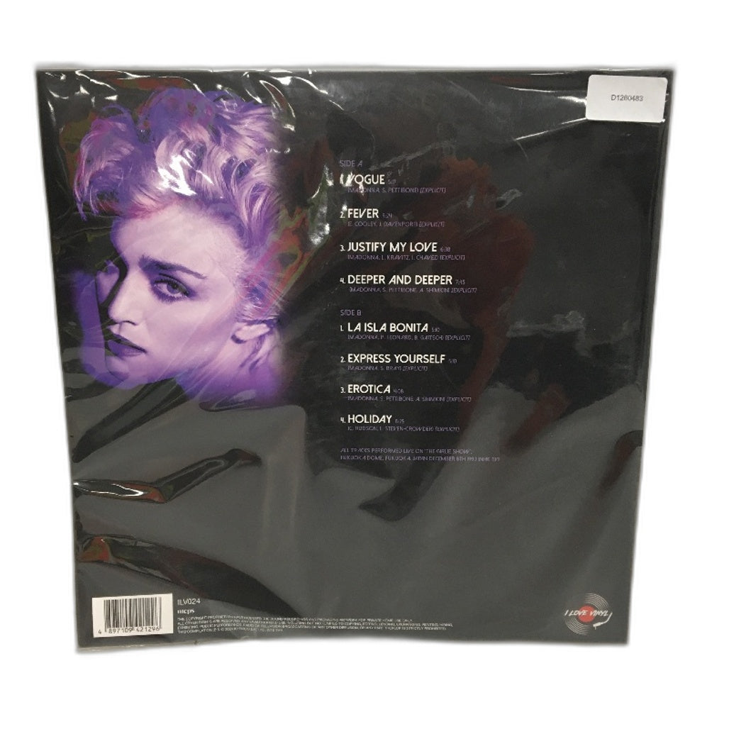 2024 Madonna Greatest Hits Live Vinyl Record 12" LP Inc Vogue & Holiday NEW