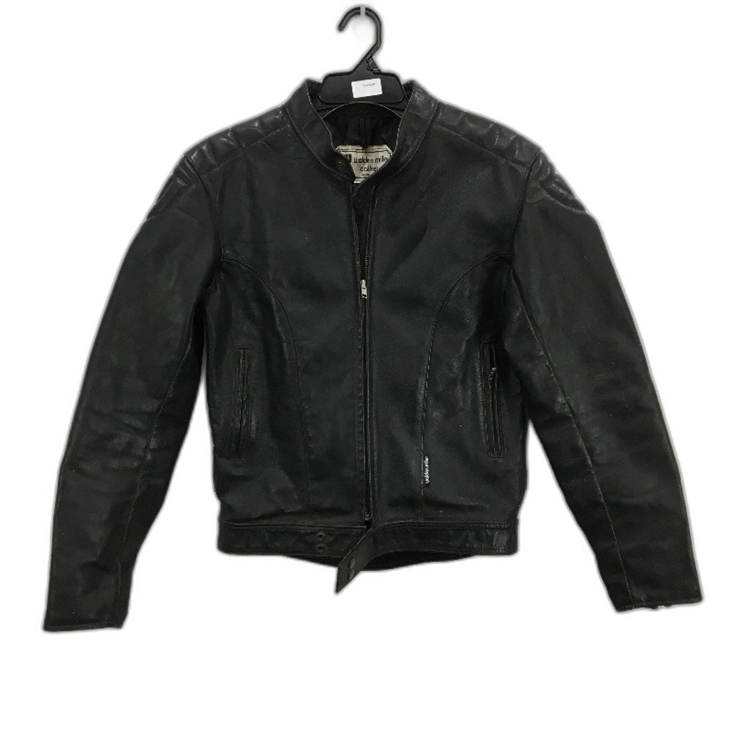 Waldon Miller Australian Made Old Sckool Leather Motorcycle Jacket Mens Size 38