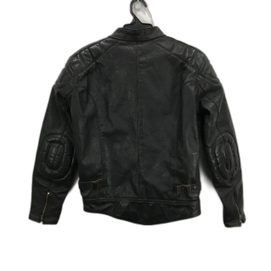 Waldon Miller Australian Made Old Sckool Leather Motorcycle Jacket Mens Size 38
