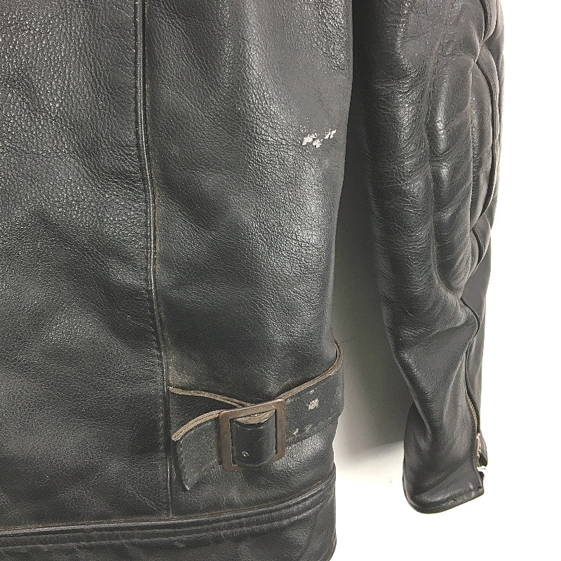 Waldon Miller Australian Made Old Sckool Leather Motorcycle Jacket Mens Size 38