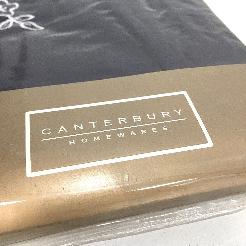 Canterbury Francesca Aubergine Pure Cotton Standard Pillow Case 48x73cm NEW