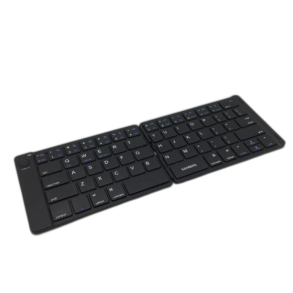Samsers Foldable Ultra Slim Wireless Bluetooth Pocket Keyboard in Black NEW