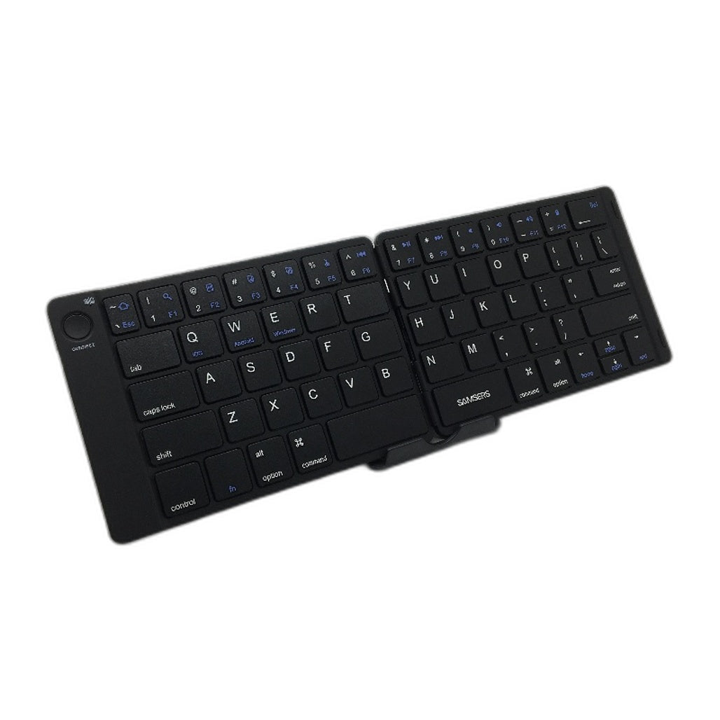 Samsers Foldable Ultra Slim Wireless Bluetooth Pocket Keyboard in Black NEW