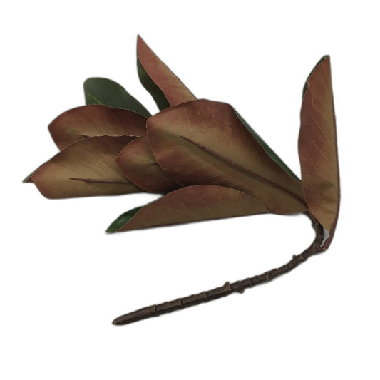 OBDXZHC 4 Piece 22 Inch Artificial 3D Touch Magnolia Leaf Branches NEW
