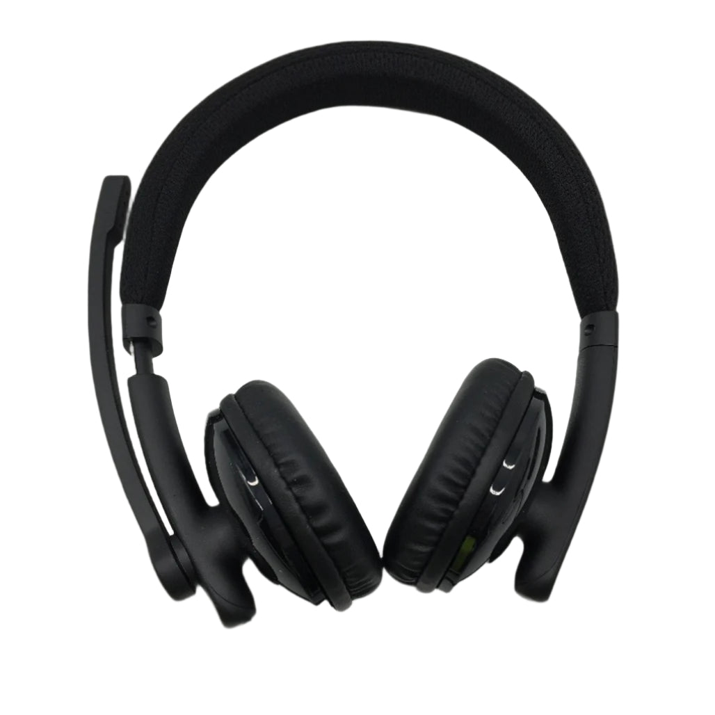 EMEET GeniusCall HS50 Noise Cancelling Mic Wired Headphones in Black NEW