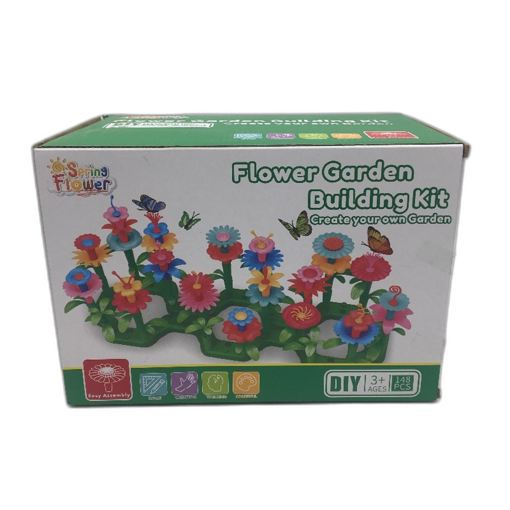 Springflower Flower Garden Building Kit 148Pcs DIY Create Your Own Garden Age 3+
