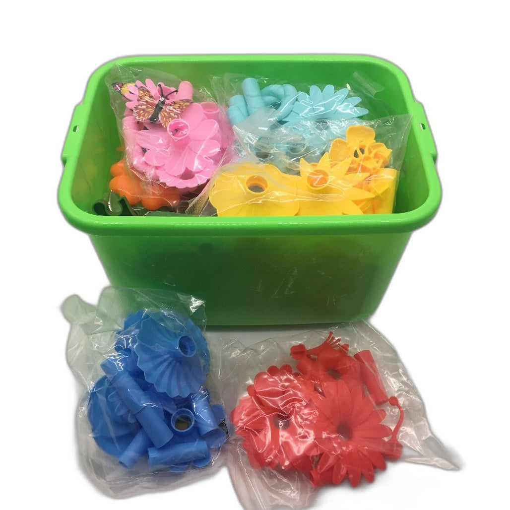 Springflower Flower Garden Building Kit 148Pcs DIY Create Your Own Garden Age 3+